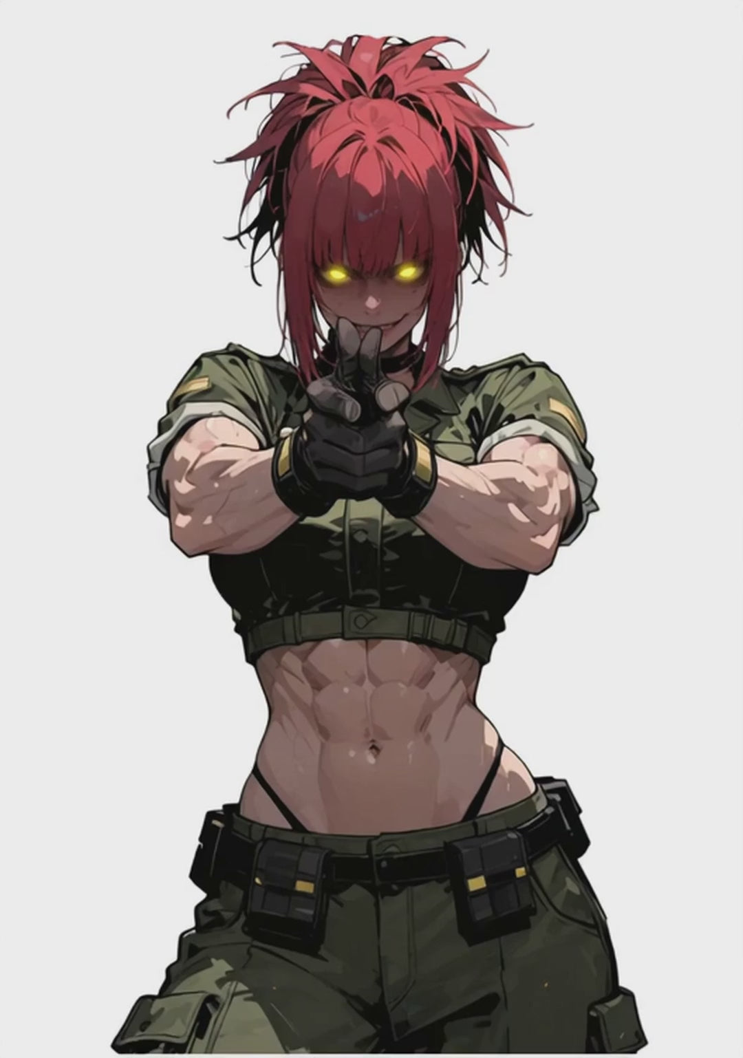 KOF Knockouts X Blood Riot Leona ‘96 - Free Digital Art Download